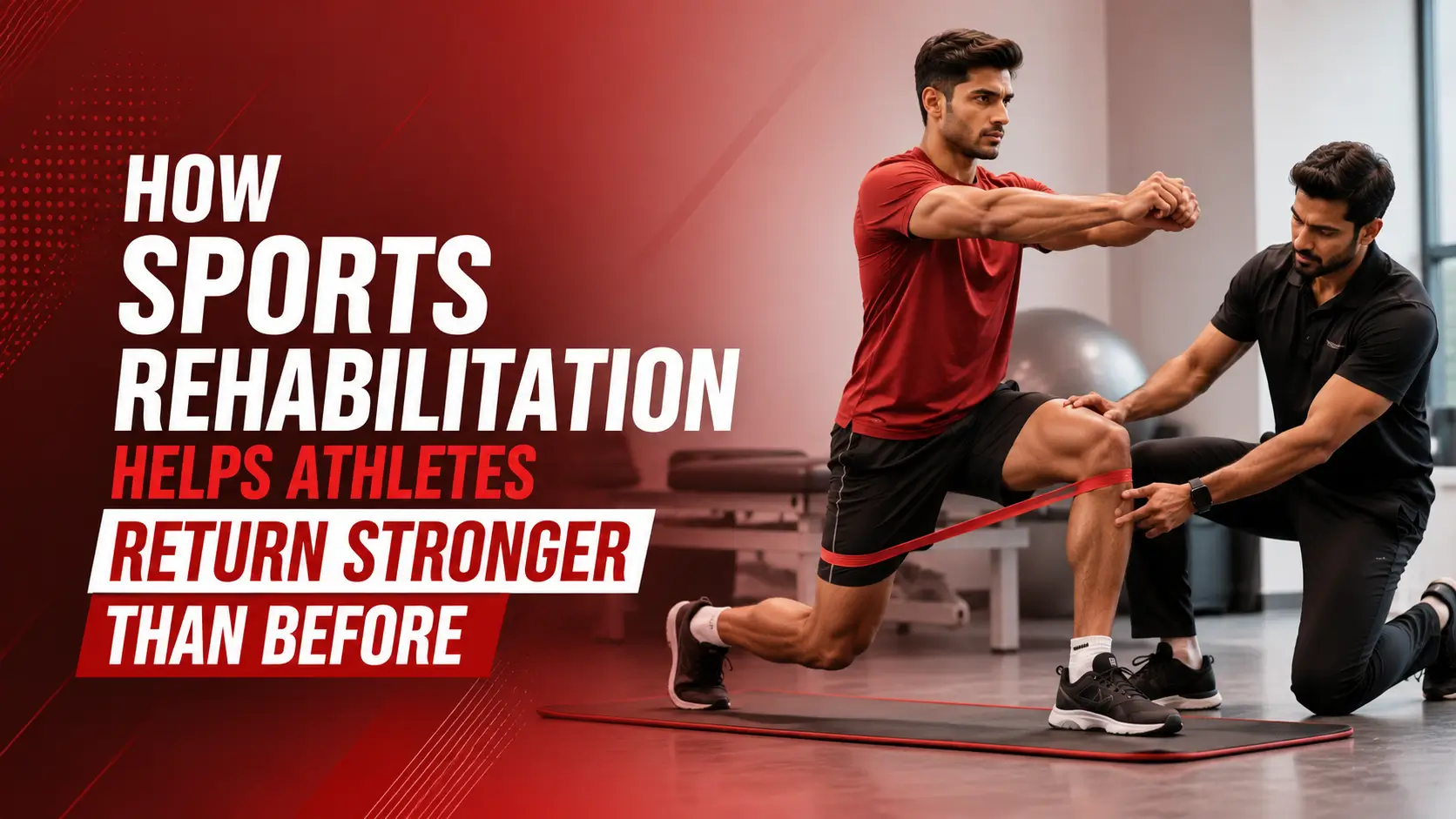 How Sports Rehabilitation Helps Athletes Return Stronger Than Before